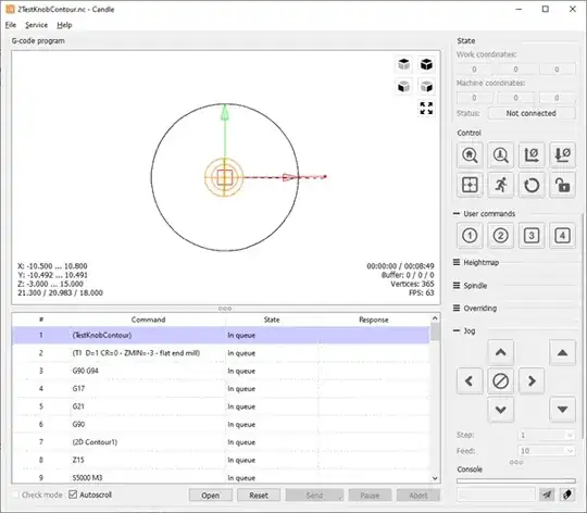 Screenshot of Candle software