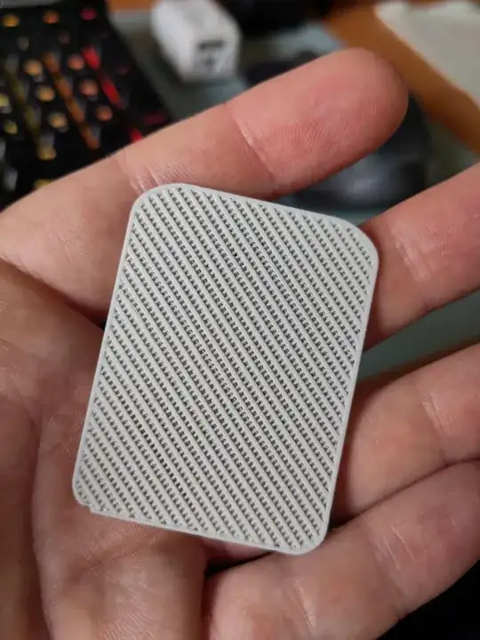 Photo of a printed raft