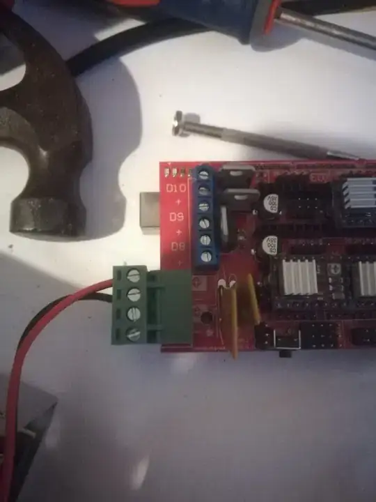 RAMPS board connections