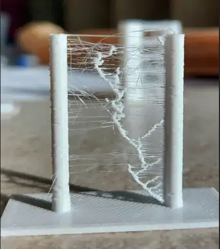 3D print showing stringing#2