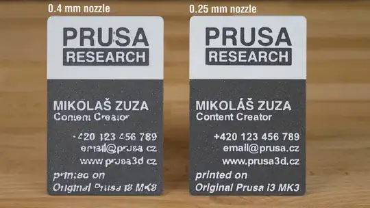 Business card print