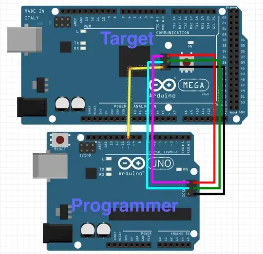 Uno as ISP programming Mega via ICSP connector