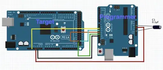 Uno as ISP programming Mega