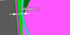 1.0 mm wall width