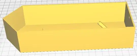 Screenshot of a boat rendered in Cura's preview