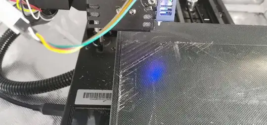 Photo of a 3D model printed with TPE filament failing at the edge
