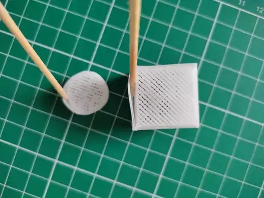 Photo of extra layer, with layer pulled to one side
