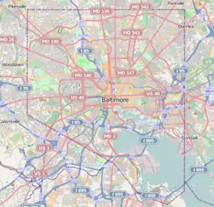 Chinatown is located in Baltimore