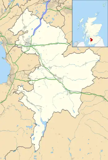Knockroon is located in East Ayrshire