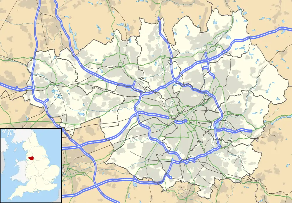 Moss Side is located in Greater Manchester
