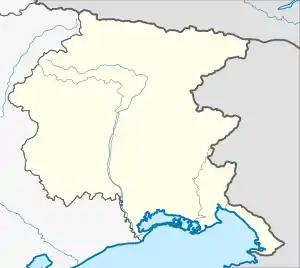 Rivignano Teor is located in Friuli-Venezia Giulia