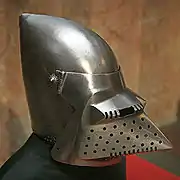 Italian bascinet from about 1400.