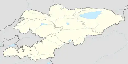 Kadamjay is located in Kyrgyzstan