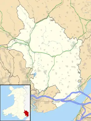 Devauden is located in Monmouthshire