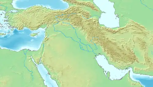 Teppe Zagheh is located in Near East