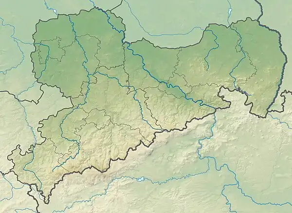 Battle of Preßnitz is located in Saxony