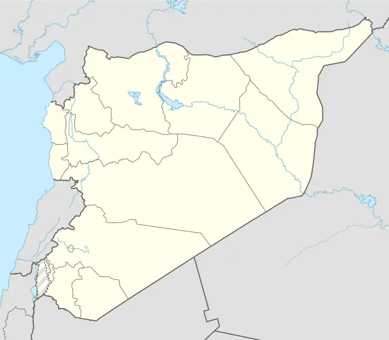 Daraa is located in Syria