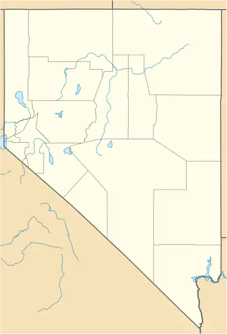Middlegate, Nevada is located in Nevada