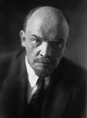 Image 16Russian revolutionary, politician, and political theorist Vladimir Lenin in1920  (from Socialism)