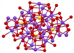 Structure of β-K2CrO4.